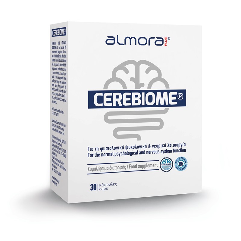 Almora Plus Cerebiome 30 Κάψουλες - Συμπληρώματα Διατροφής Για Τη Φυσιολογική και Νευρική Λειτουργία