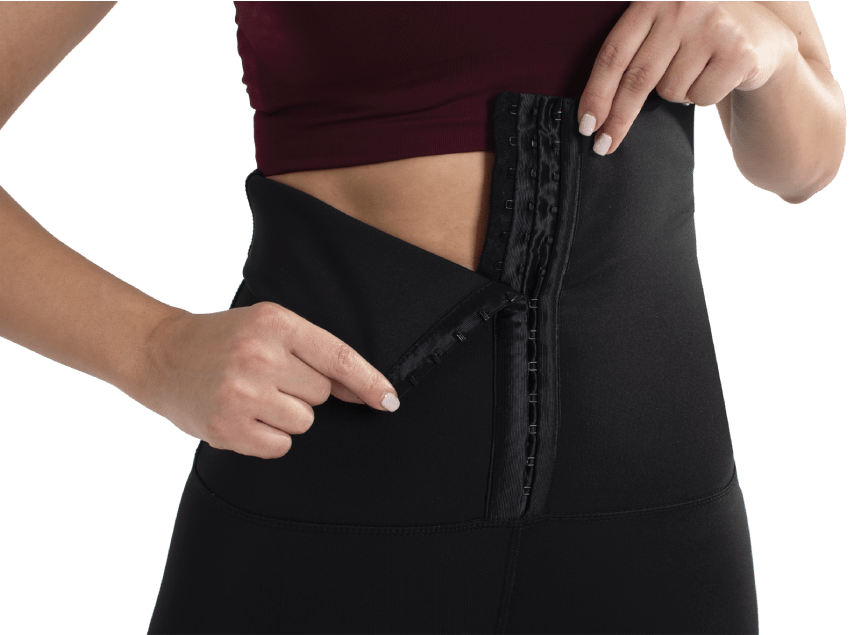 NiceOne Slim και Waist Black Size Large 1τμχ - Κολάν Σύσφιξης Με Σχέδιο Κορσέ Μαύρο