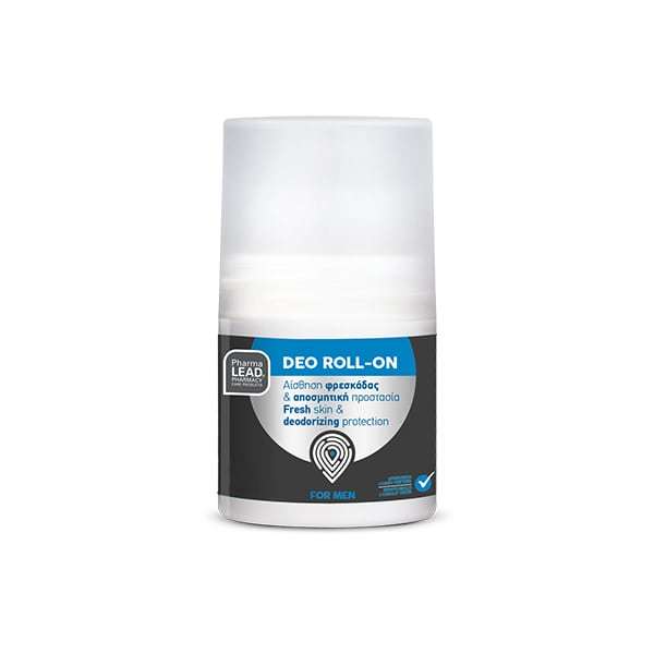 PharmaLead Men Deo Roll-On 50ml - Ανδρικό Αποσμητικό Χωρίς Αλουμίνιο