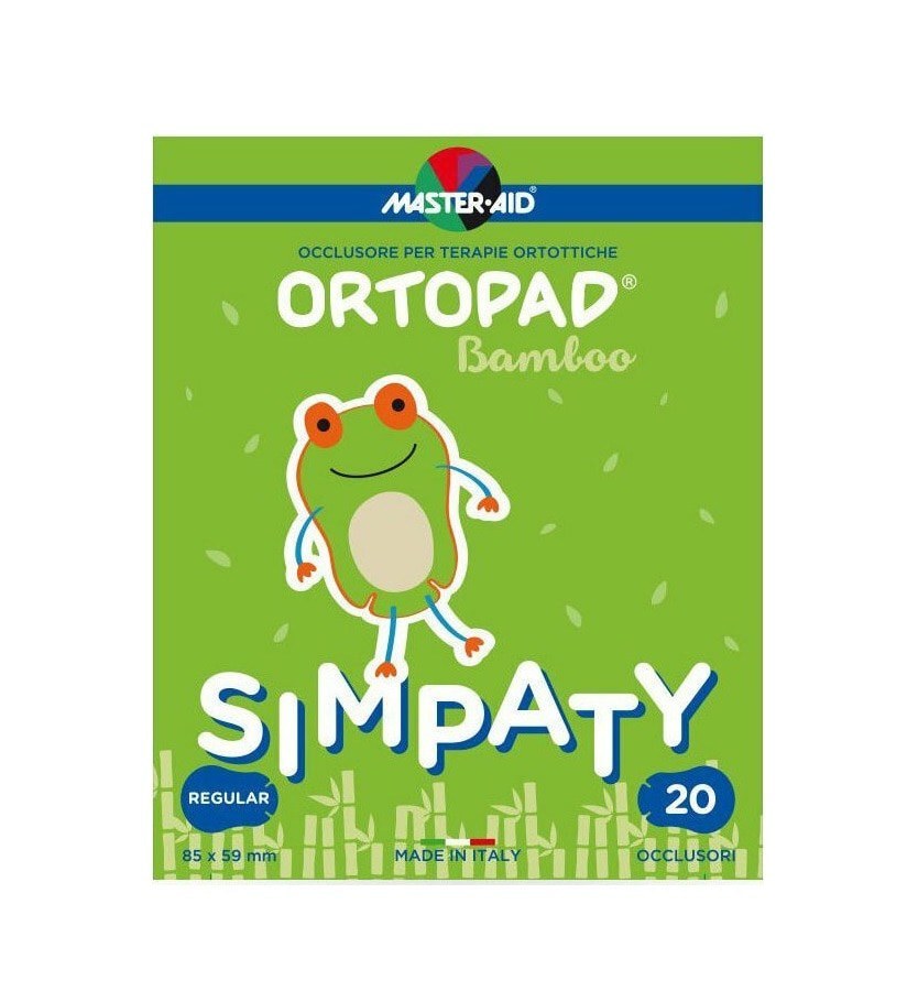 Master Aid Ortopad Simpaty Regular 8.5x5.9cm 20τμχ - Παιδικά Οφθαλμικά Αυτοκόλλητα Για Στραβισμό