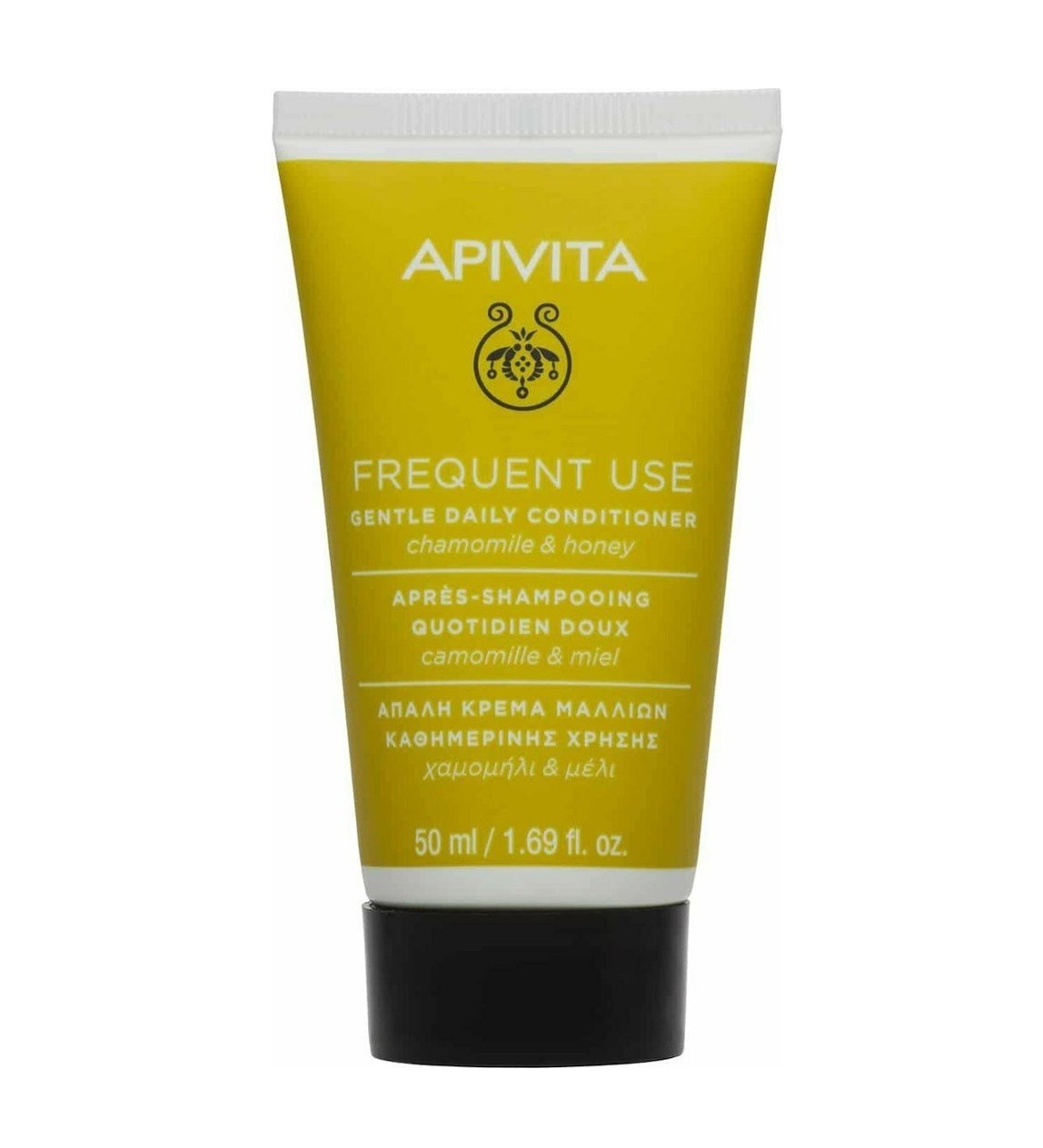 Apivita Gentle Daily Conditioner 50ml - Απαλή Κρέμα Μαλλιών Καθημερινής Χρήσης Με Χαμομήλι και Μέλι