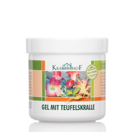 Krauterhof Devils Claw Gel 250ml - Τζελ Με Αρπαγόφυτο και Ευκάλυπτο Με Αναλγητική και Αντιφλεγμονώδη Δράση Για Πόνους Μυών και Αρθρώσ