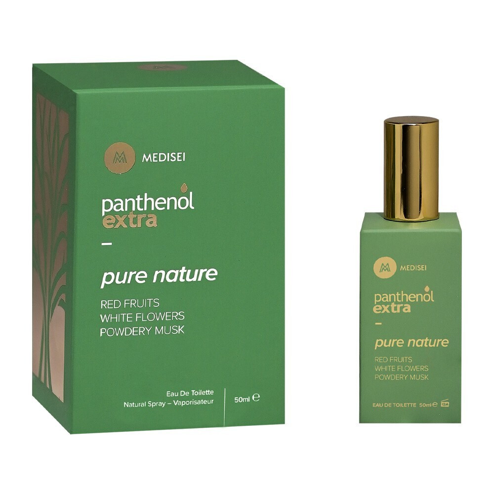 Medisei Panthenol Extra Pure Nature Eau de Toilette 50ml - Γυναικείο Άρωμα Με Νότες Λουλουδιών και Φρούτων