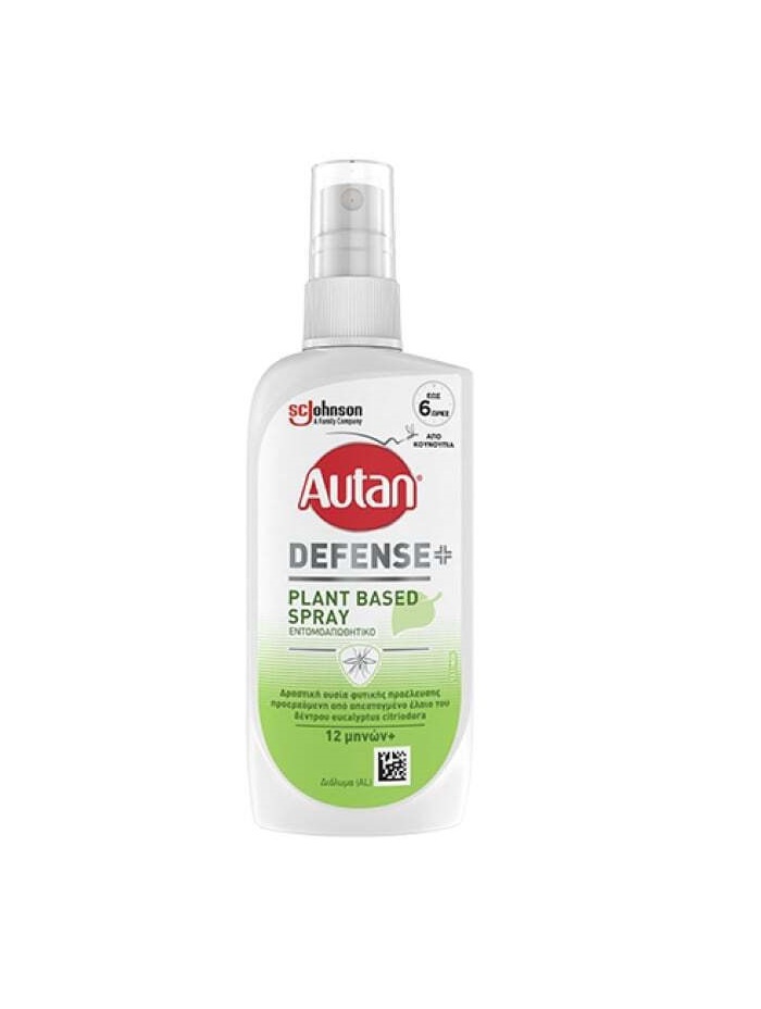 Autan Defense Plant Based Spray 100ml - Εντομοαπωθητική Λοσιόν Σε Σπρέι Κατάλληλη Για Παιδιά