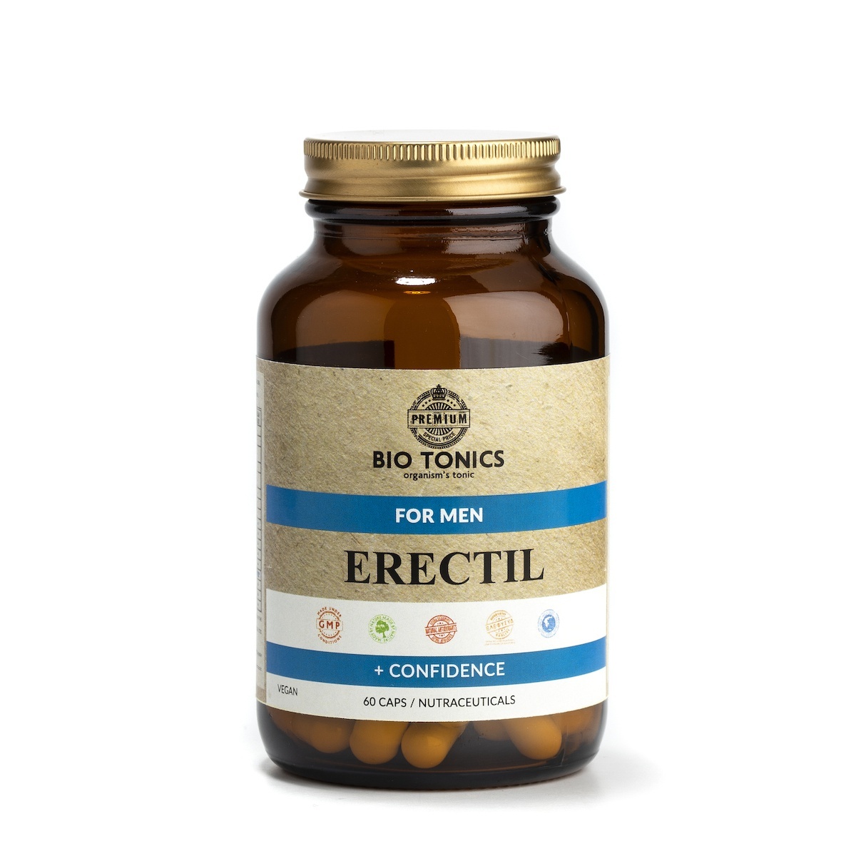 Bio Tonics Erectil For Men 780mg 60 Φυτικές Κάψουλες - Συμπλήρωμα Για Την Σεξουαλική Υγεία
