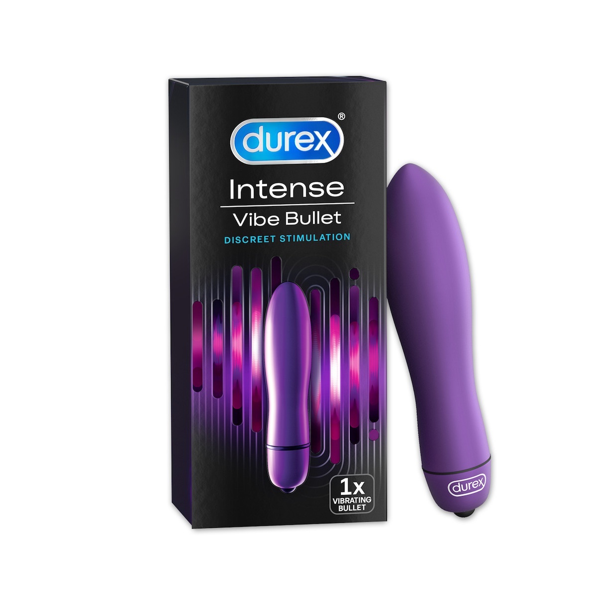 Durex Intense Delight Mini Bullet Purple 9cm - Διακριτικός Αδιάβροχος Δονητής