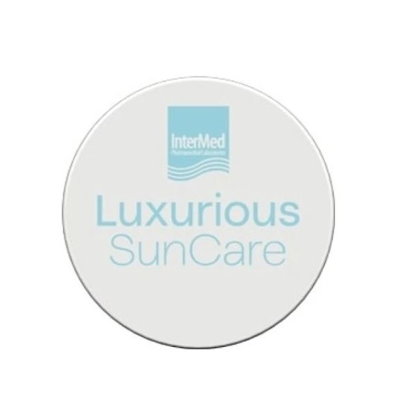 Intermed Luxurious Suncare Silk Cover BB Compact Dark SPF50+ 12gr - Αντηλιακή Πούδρα Προσώπου Με Χρώμα