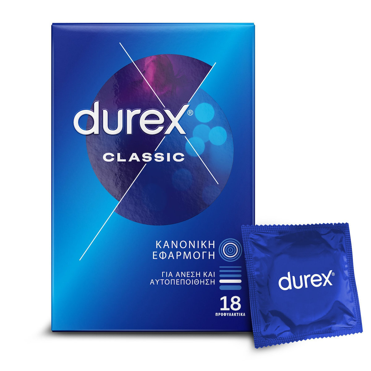 Durex Classic 18τμχ - Κλασσικά Προφυλακτικά Με Κανονική Εφαρμογή