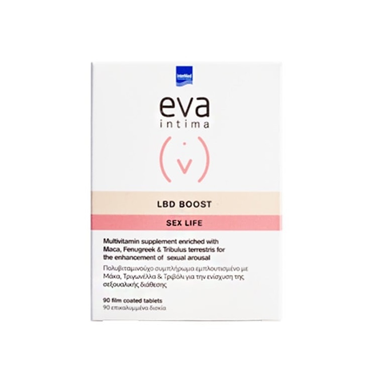 Intermed Eva Intima LBD Boost Sex Life 90 Ταμπλέτες - Πολυβιταμινούχο Συμπλήρωμα Διατροφής Για Τη Γυναικεία Λίμπιντο