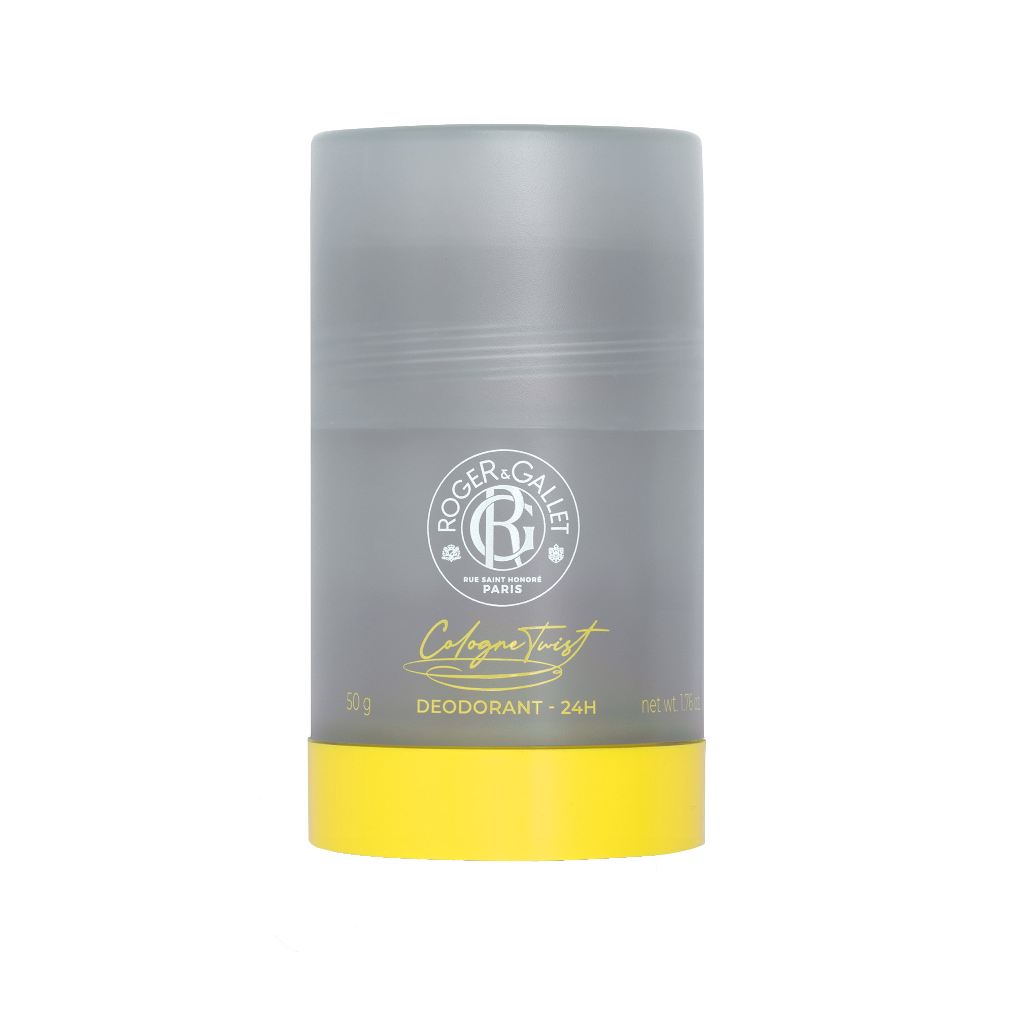 Roger και Gallet Cologne Twist Deodorant Stick 50gr - Αντρικό Αποσμητικό Stick Με Άρωμα Κίτρινων Εσπεριδοειδών Μεγάλης Διάρκειας