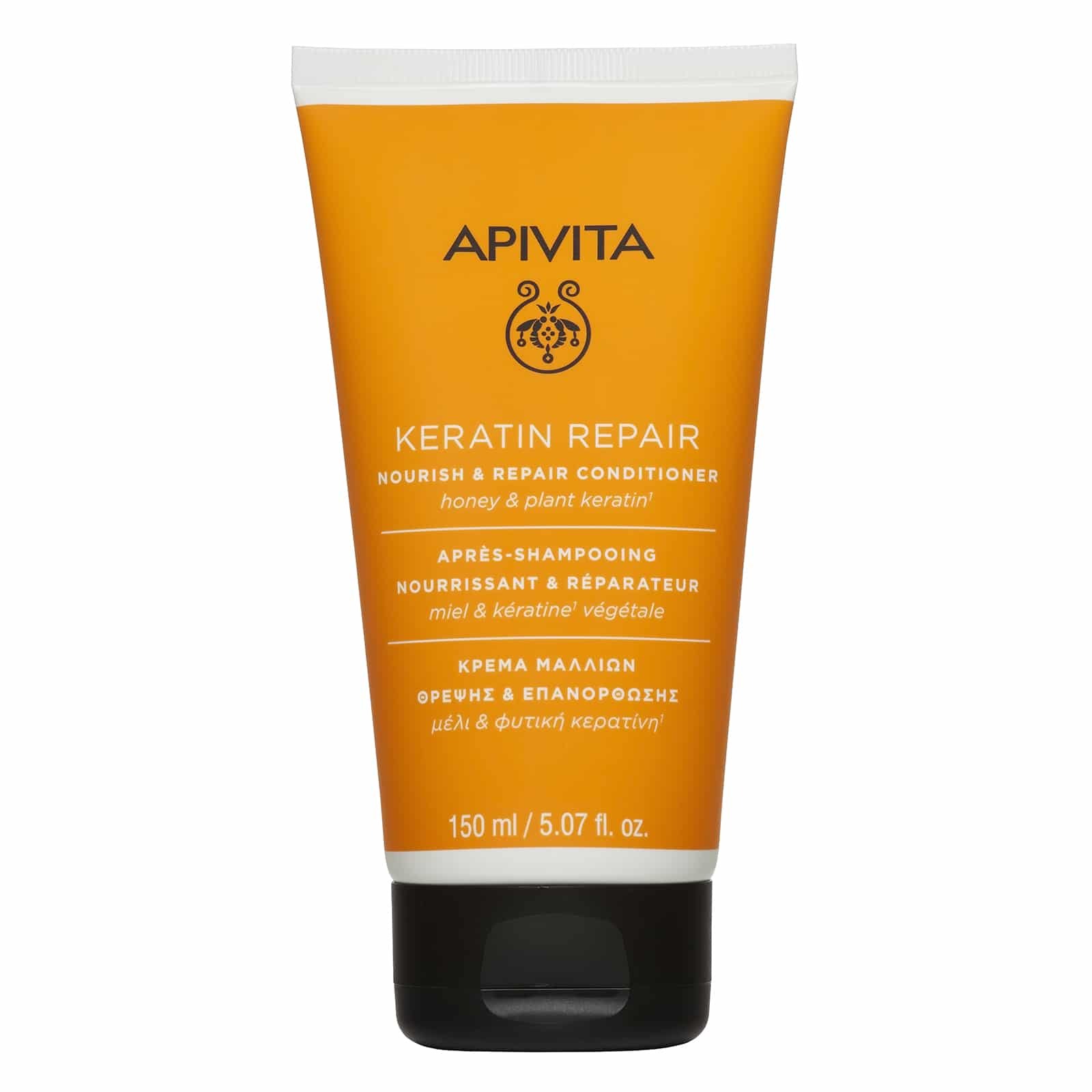 Apivita Keratin Repair Nourish και Repair Conditioner 150ml - Κρέμα Θρέψης και Επανόρθωσης Με Μέλι και Φυτική Κερατίνη
