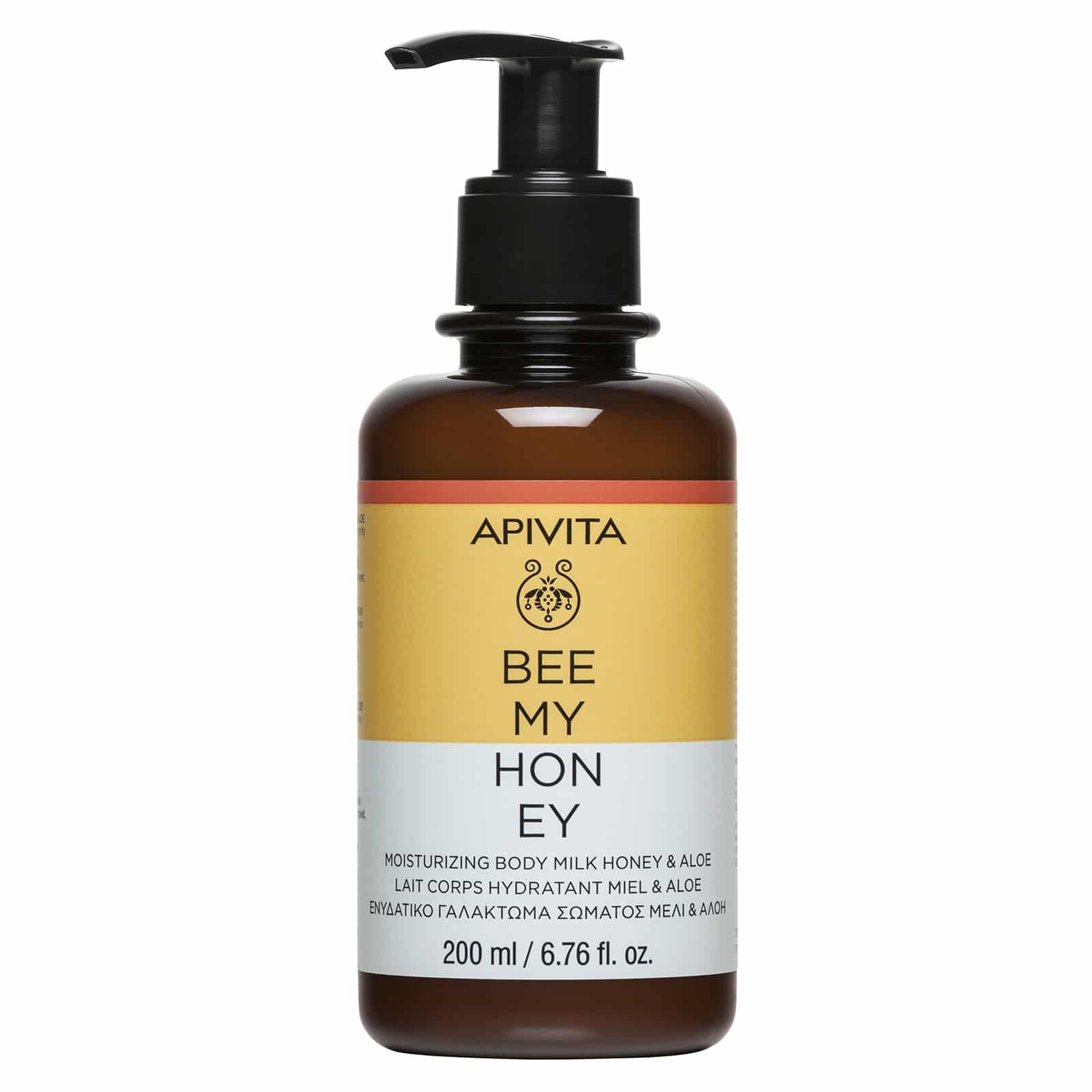 Apivita Bee My Honey Moisturizing Body Milk Honey και Aloe 200ml - Ενυδατικό Γαλάκτωμα Σώματος Με Μέλι και Αλόη
