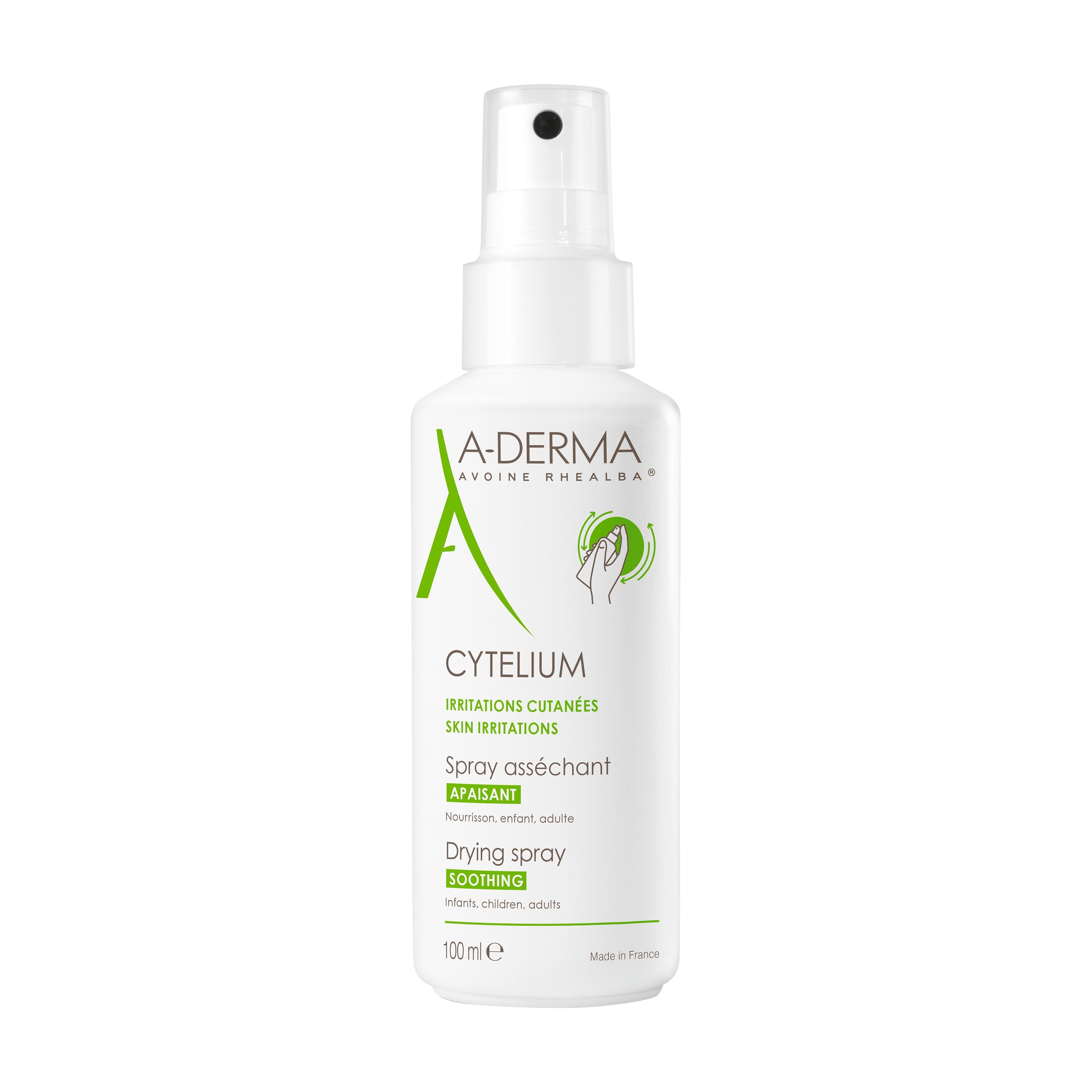 A-Derma Cytelium Drying Spray 100ml - Ξηραντικό Σπρέι Για Δερματικά Προβλήματα