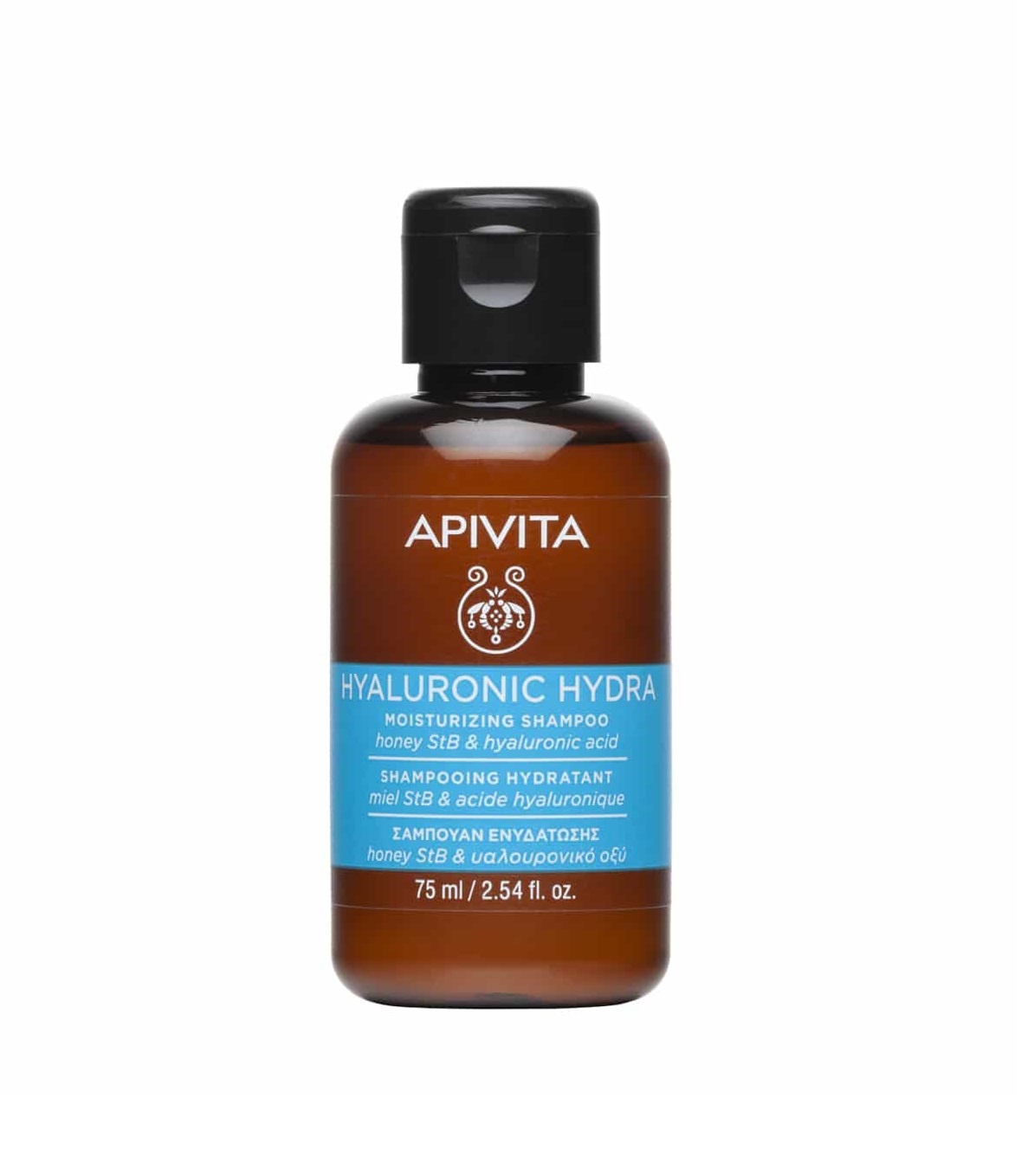 Apivita Moisturizing Shampoo Hyaluronic Acid και Honey StB 75ml - Σαμπουάν Ενυδάτωσης Με Υαλουρονικό Οξύ και Honey StB