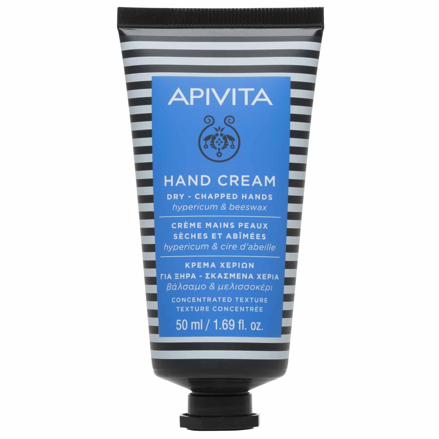 Apivita Hand Cream Dry Chapped Hands Hypericum και Beeswax 50ml - Κρέμα Χεριών Για Ξηρά Σκασμένα