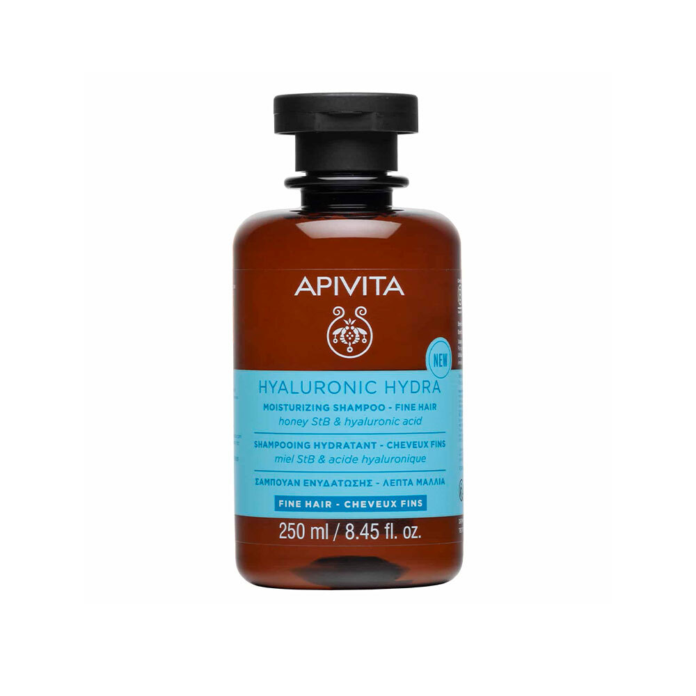 Apivita Hyaluronic Hydra Moisturizing Shampoo Fine Hair 250ml - Σαμπουάν Ενυδάτωσης Για Λεπτά Μαλλιά