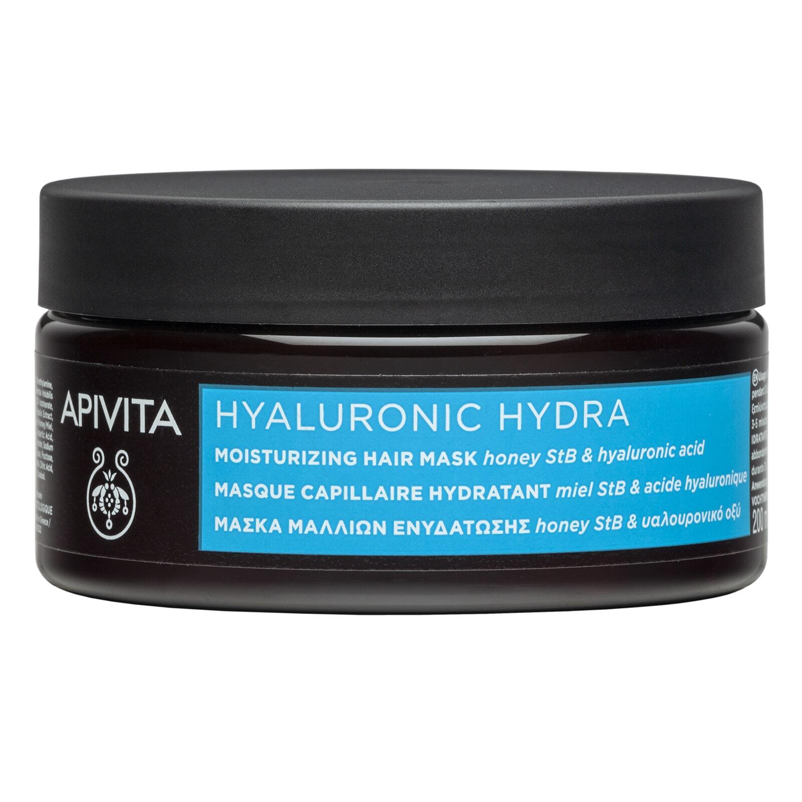 Apivita Hyaluronic Hydra Mask With Honey StB και Hyaluronic Acid 200ml - Ενυδατική Μάσκα Μαλλιών Mε Υαλουρονικό Οξύ και Μέλι