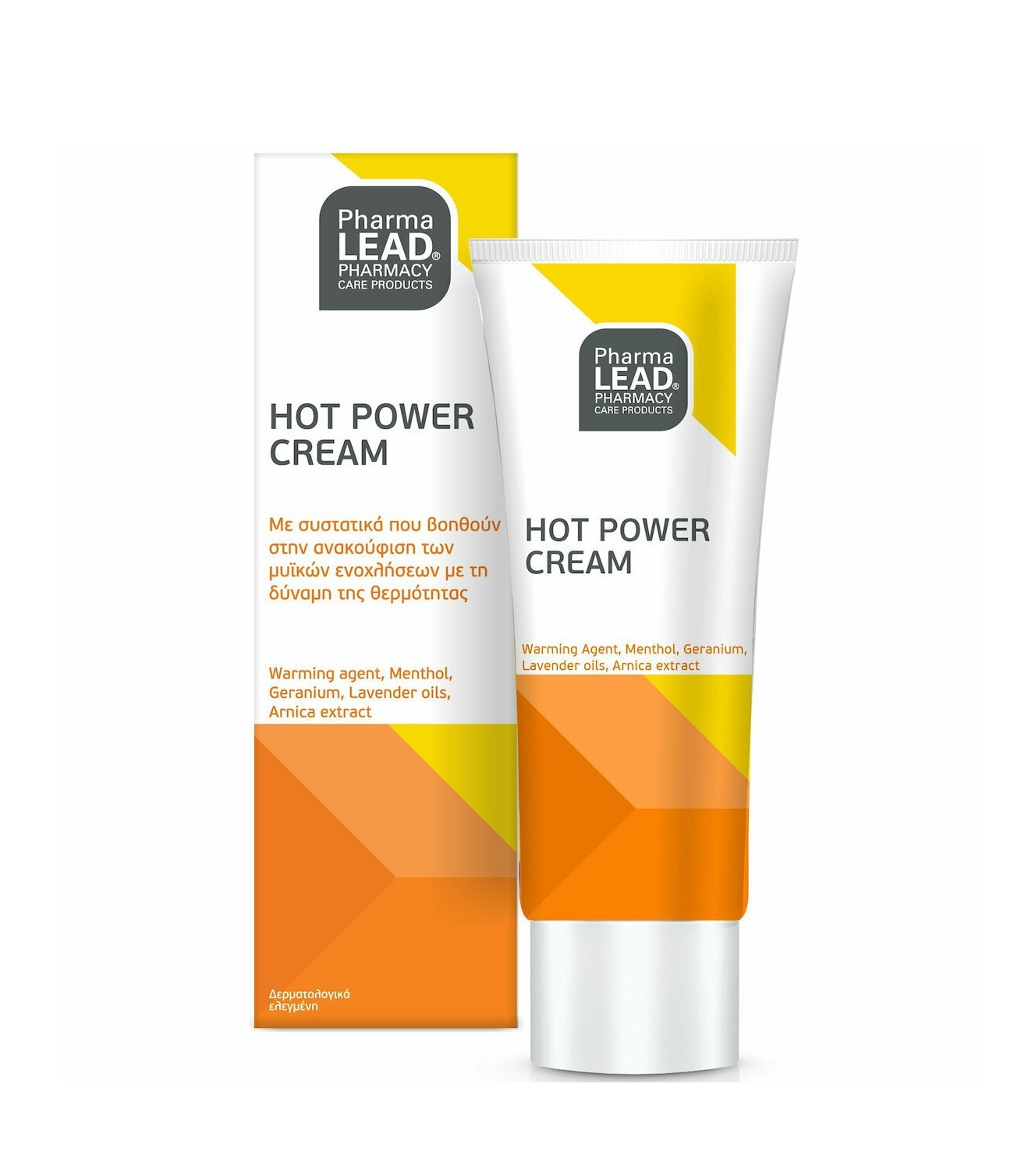 PharmaLead Hot Power Cream 100ml - Θερμαντική Κρέμα Ανακούφισης Μυικών Πόνων