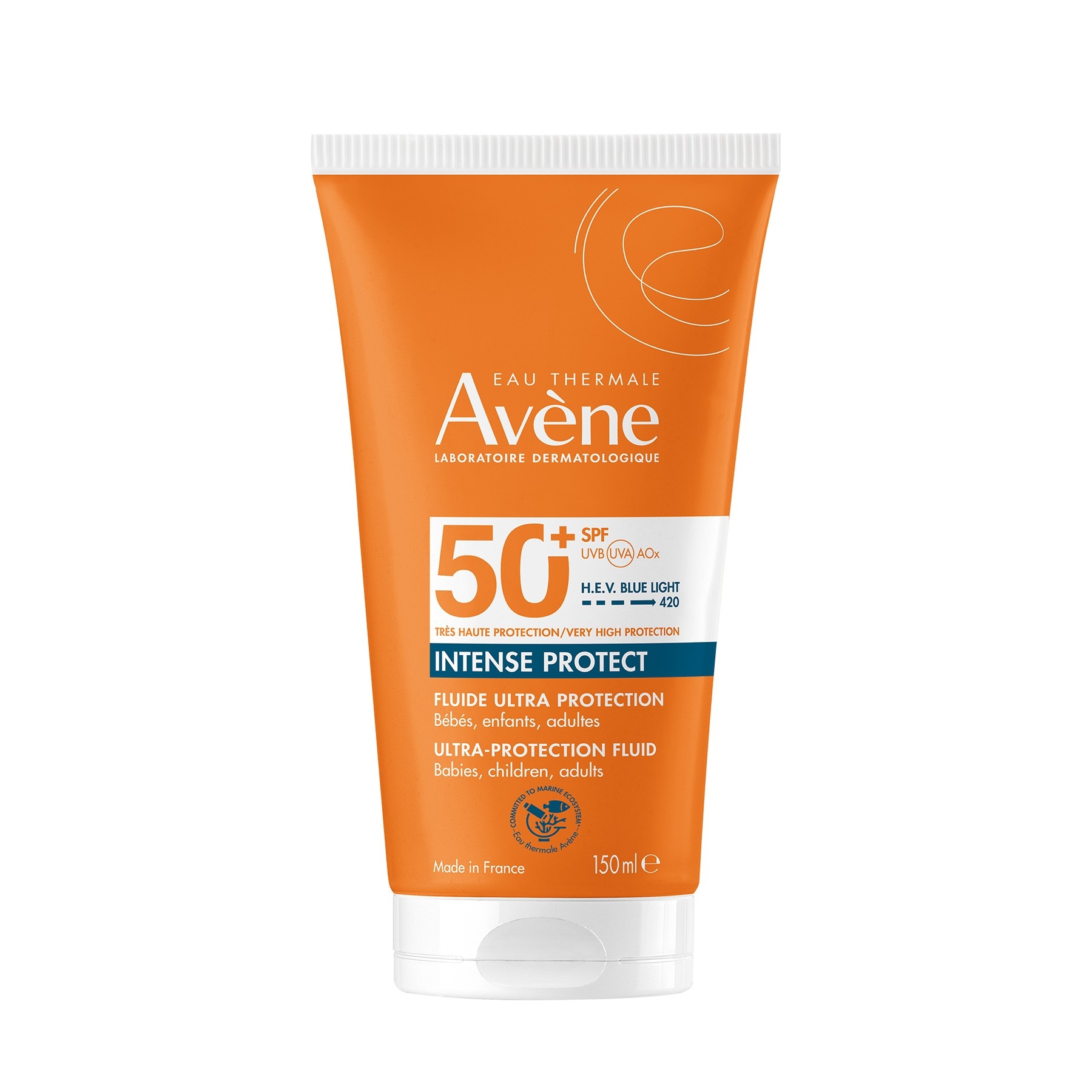 Avene Intense Protect SPF50+ 150ml - Αντηλιακό Πολύ Υψηλής Προστασίας Για Σώμα και Πρόσωπο