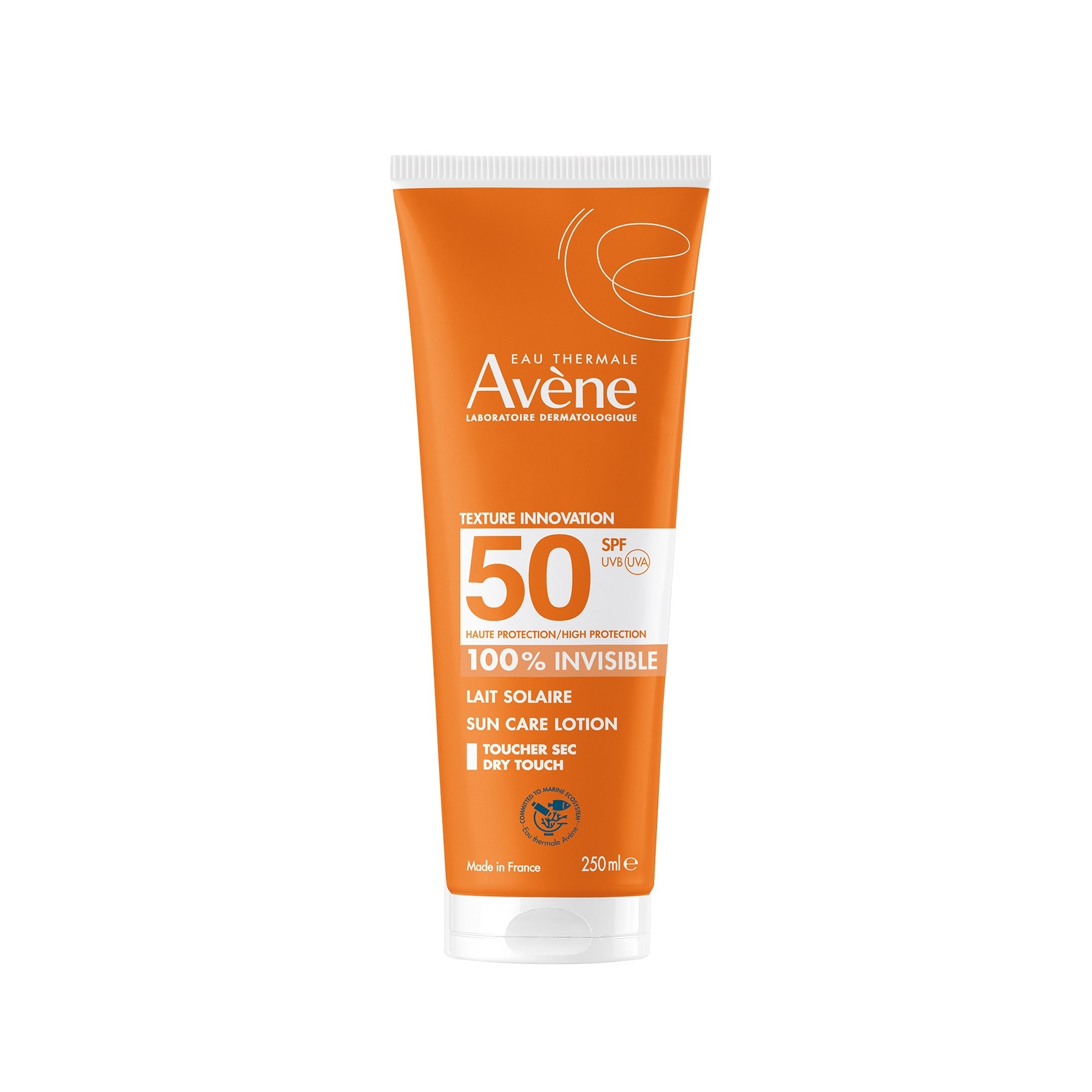 Avene Eau Thermale Lait Solaire SPF50 250ml - Αντηλιακό Γαλάκτωμα Προσώπου και Σώματος