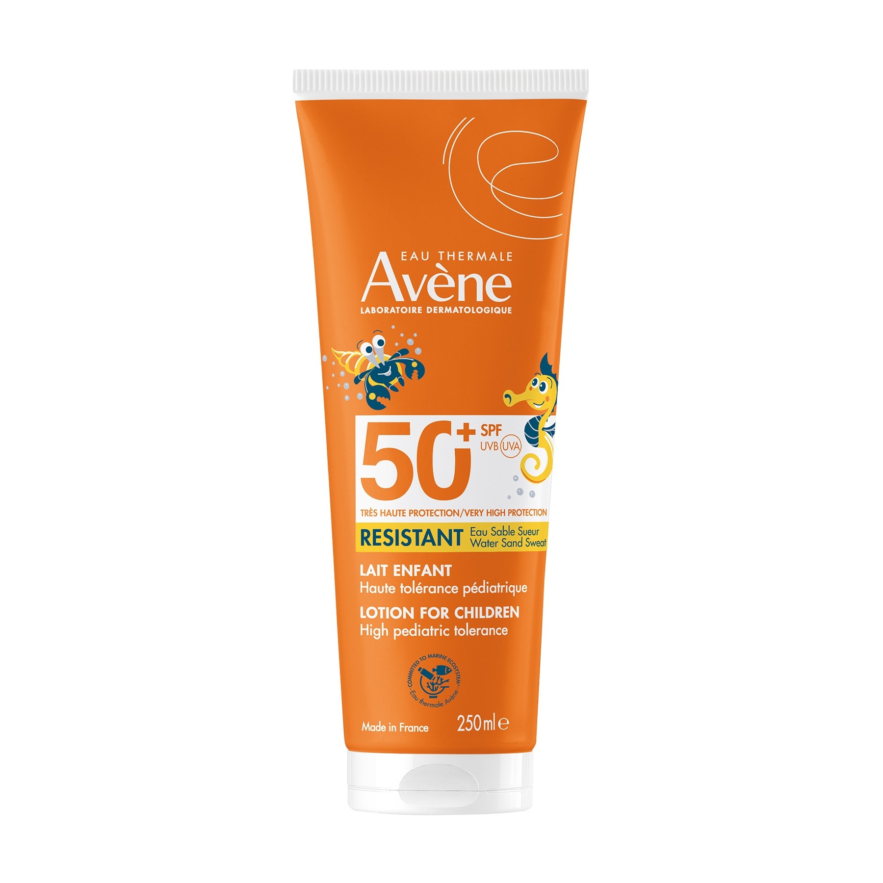 Avene Kids Resistant Cream SPF50+ 250ml - Γαλάκτωμα Για Παιδιά Πολύ Υψηλής Προστασίας