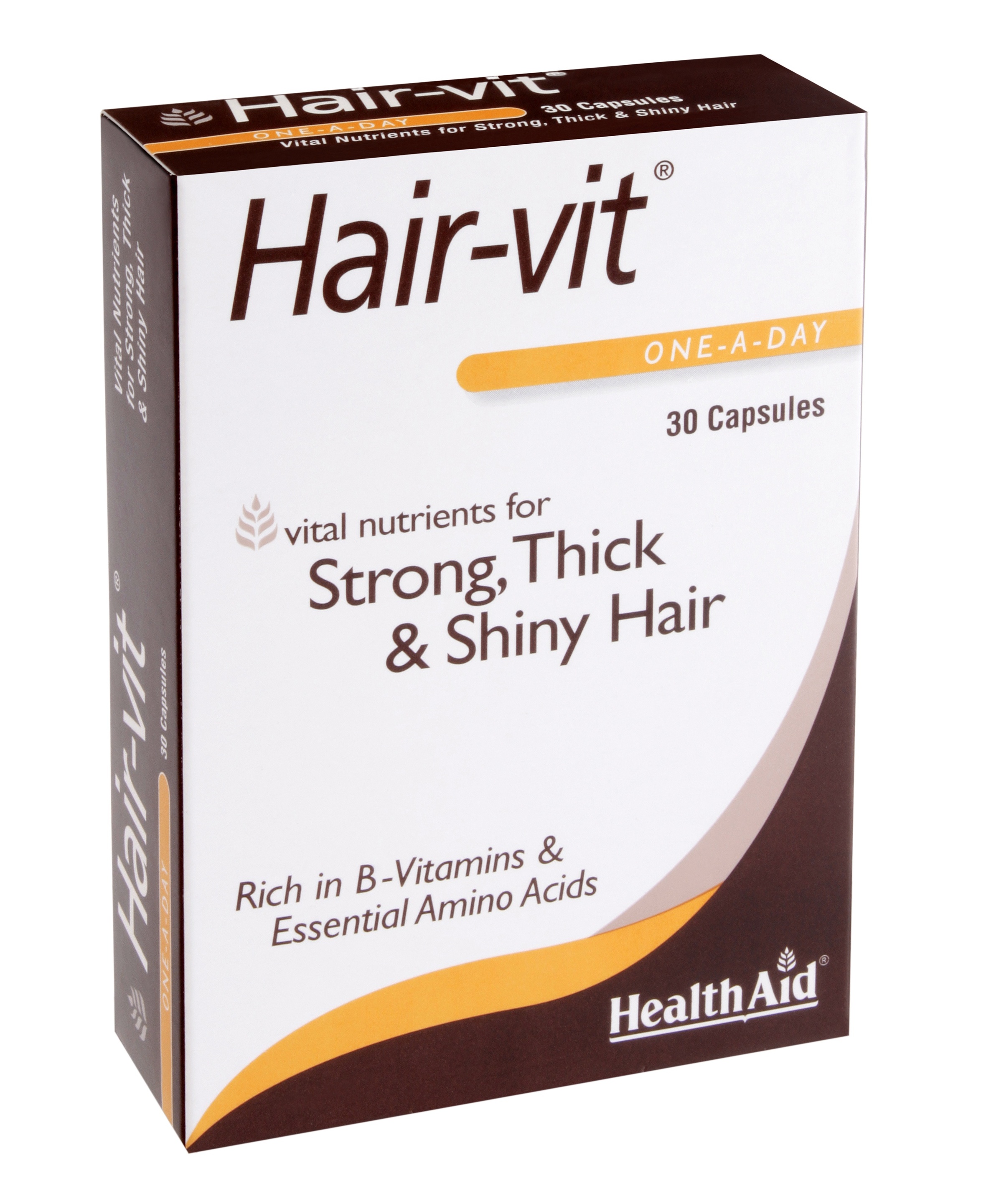 Health Aid Hair-Vit 30 Kάψουλες - Συμπλήρωμα Διατροφής Για Την Υγιή. Δυνατά Μαλλιά και Όμορφα Μαλλιά