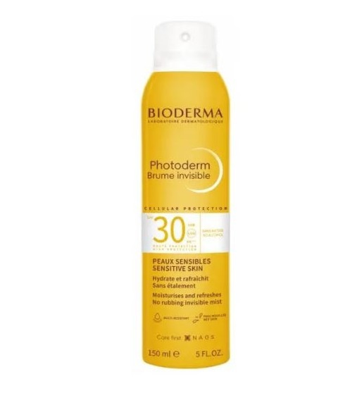 Bioderma Photoderm Brume Invisible No Rubbing Mist SPF30 150ml - Αντηλιακό Προσώπου και Σώματος Υψηλής Προστασίας