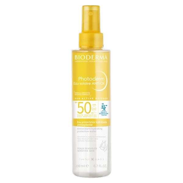 Bioderma Photoderm Eau Solaire Anti Ox SPF50 200ml - Αντιοξειδωτικό Ενυδατικό Αντηλιακό Νερό Για Πρόσωπο. Σώμα και Μαλλιά