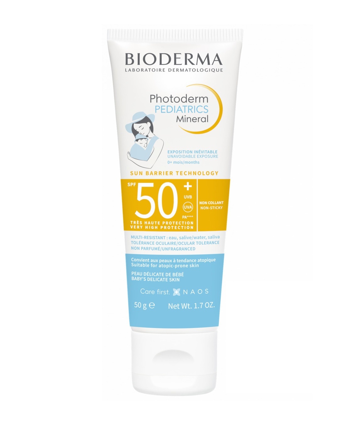 Bioderma Photoderm Pediatrics Mineral SPF50+ 50gr - Αντηλιακή Κρέμα Για Βρέφη