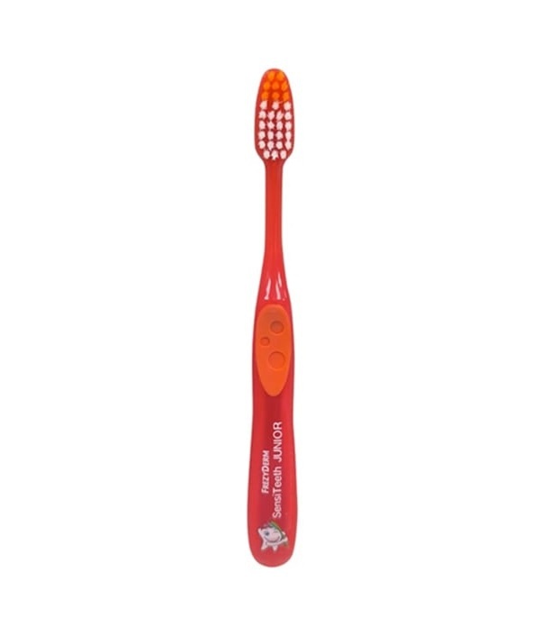 Frezyderm SensiTeeth Toothbrush Soft Junior 3-6y 1τμχ - Μαλακή Οδοντόβουρτσα Για Παιδιά 3-6 Χρονών Κόκκινη