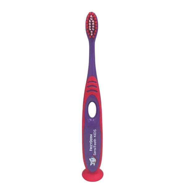 Frezyderm SensiTeeth Toothbrush Soft Kids 7+ years 1τμχ - Μαλακή Οδοντόβουρτσα Για Παιδιά 7+ Χρονών Κόκκινη-Μωβ