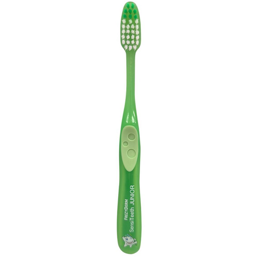 Frezyderm SensiTeeth Toothbrush Soft Junior 3-6 years 1τμχ - Μαλακή Οδοντόβουρτσα Για Παιδιά 3-6 Χρονών Πράσινη