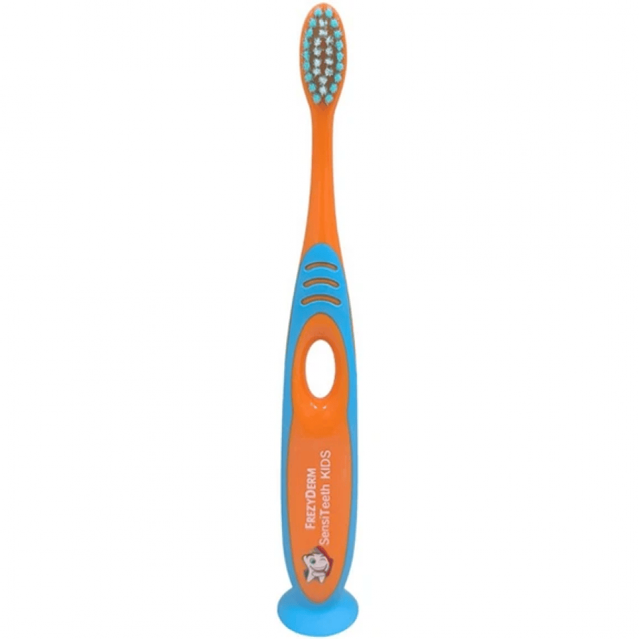 Frezyderm SensiTeeth Toothbrush Soft Kids 7+ years 1τμχ - Μαλακή Οδοντόβουρτσα Για Παιδιά 7+ Χρονών Πορτοκαλί