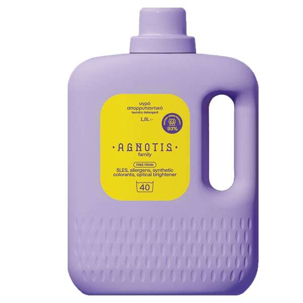Agnotis Family Laundry Detergent 1.8Lt - Υγρό Απορρυπαντικό Ρούχων