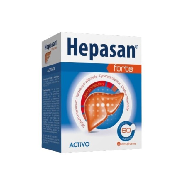 Activo Hepasan Forte 60 Κάψουλες - Συμπλήρωμα Διατροφής Για Την Υγεία Του Ήπατος