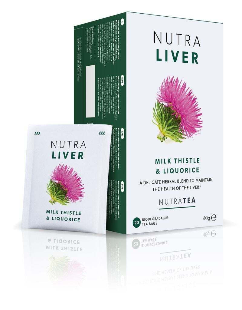 Nutra Tea Liver Milk Thistle και Liquorice 20 Φακελίσκοι - Θεραπευτικό Αφέψημα Για Φυσική Υποστήριξη Στο Συκώτι