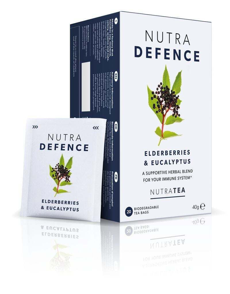 Nutra Tea Defence Elderberries και Eucalyptus 20 Φακελίσκοι - Θεραπευτικό Αφέψημα Για Το Ανοσοποιητικό Σύστημα