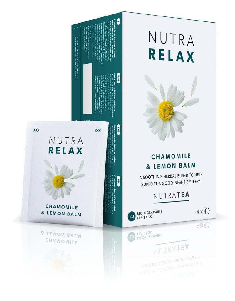 Nutra Tea Relax Chamomile και Lemon Balm 20 Φακελίσκοι - Θεραπευτικό Αφέψημα Για Τη Διατήρηση Της Ηρεμίας