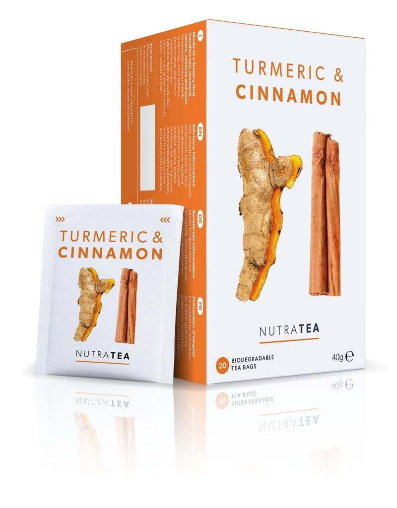 Nutra Tea Turmeric και Cinnamon 20 Φακελίσκοι - Θεραπευτικό Αφέψημα Με Αντιοξειδωτική Δράση