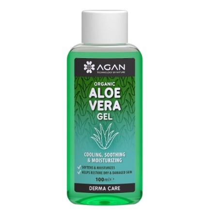 Agan Organic Aloe Vera Gel 100ml - Καταπραϋντικό και Αναπλαστικό Τζελ Βιολογικής Αλόης