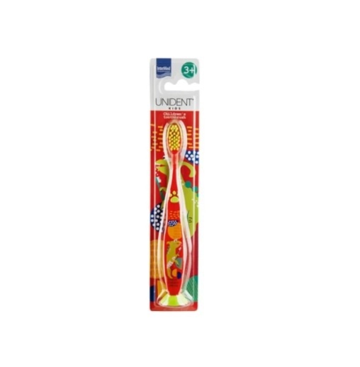 Intermed Unident Kids Children’s Toothbrush Red 1τμχ - Παιδική Οδοντόβουρτσα 3+ Ετών