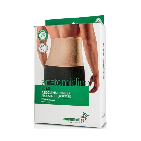Anatomic Line 5040 Neoprene One Size - Μετεγχειρητική Ζώνη Μέσης Ύψους 20cm Μπεζ Χρώμα