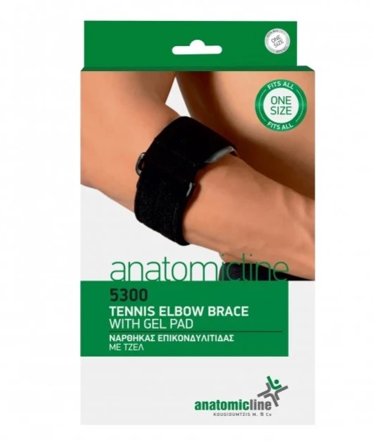 Anatomic Line 5300 One Size - Περιαγκωνίδα Για Επικονδυλίτιδα Σε Μαύρο χρώμα