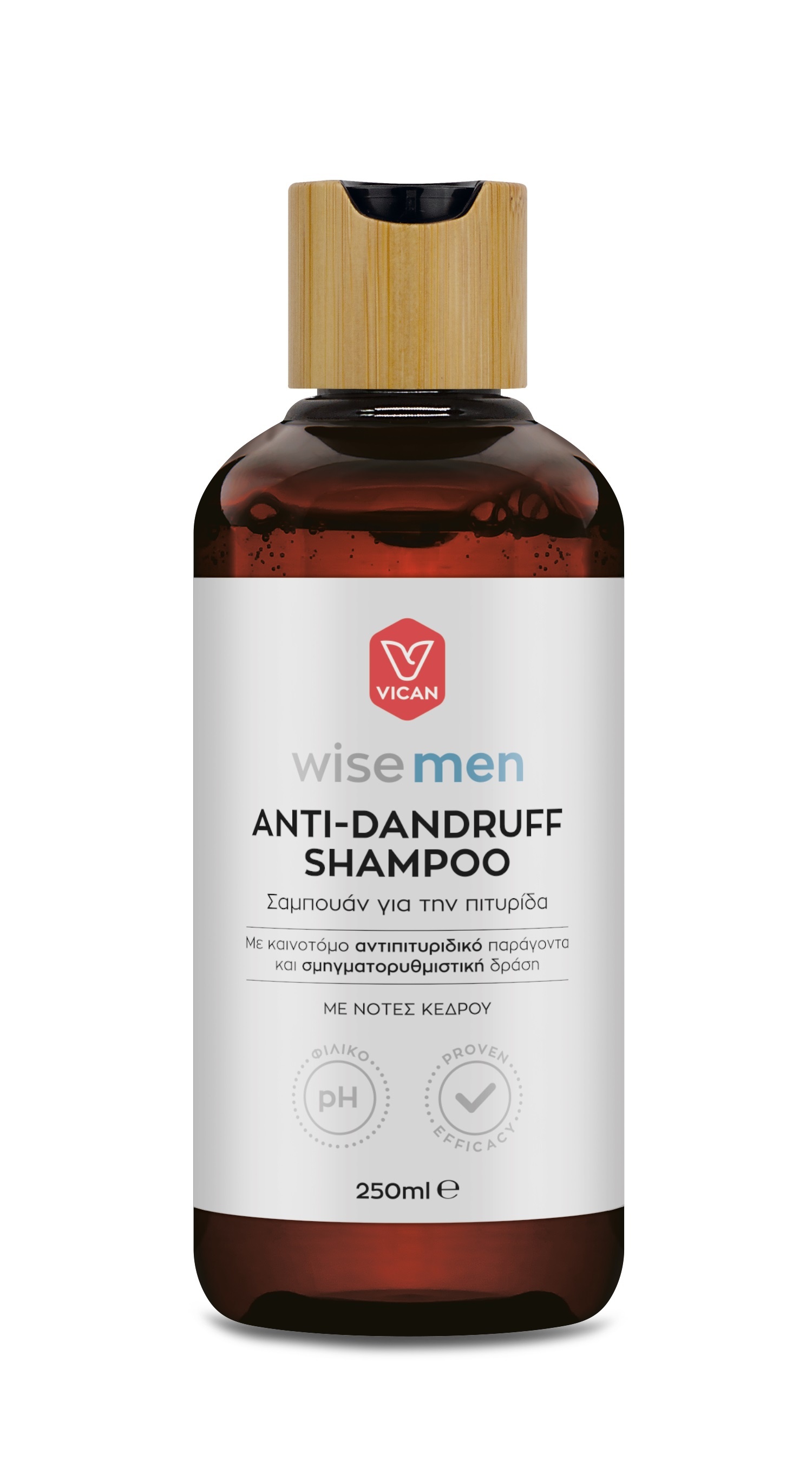 Vican Wise Men Anti-Dandruff 250ml - Σαμπουάν Κατά Tης Πιτυρίδας