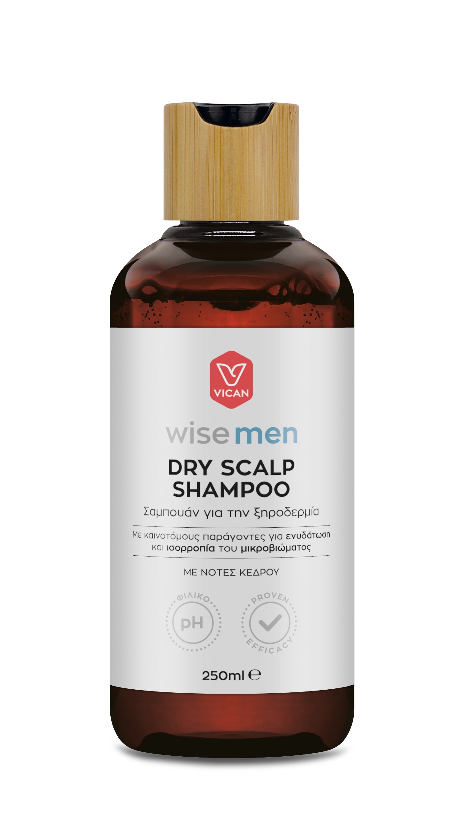 Vican Wise Men Dry Scalp 250ml - Σαμπουάν Για Την Ξηροδερμία