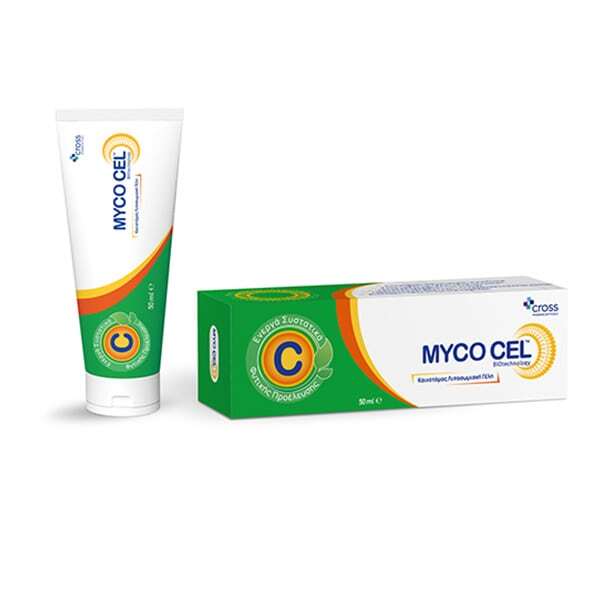 Cross Pharmaceuticals Myco Cel Λιποσωμικό Gel Με Αντιμυκητιασική και Αντιμικροβιακή Δράση 50ml